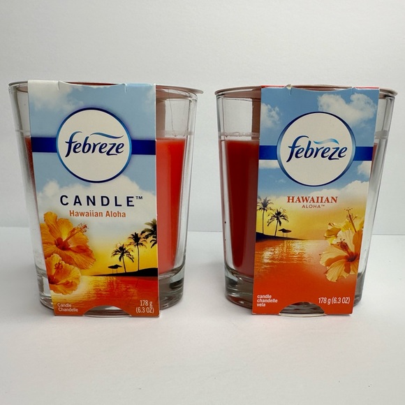 2 Febreze Hawaiian Aloha Candles - Picture 1 of 5